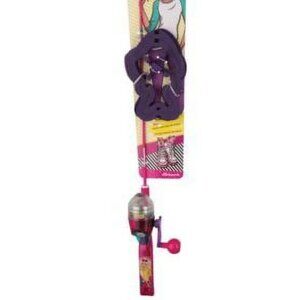 Barbie Shakespeare Youth Fishing Rod and Spincast Reel Lighted Kit